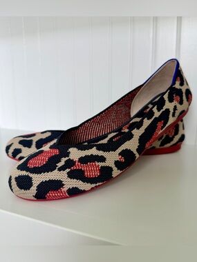 Rothy’s The Flat: Red Cat Print